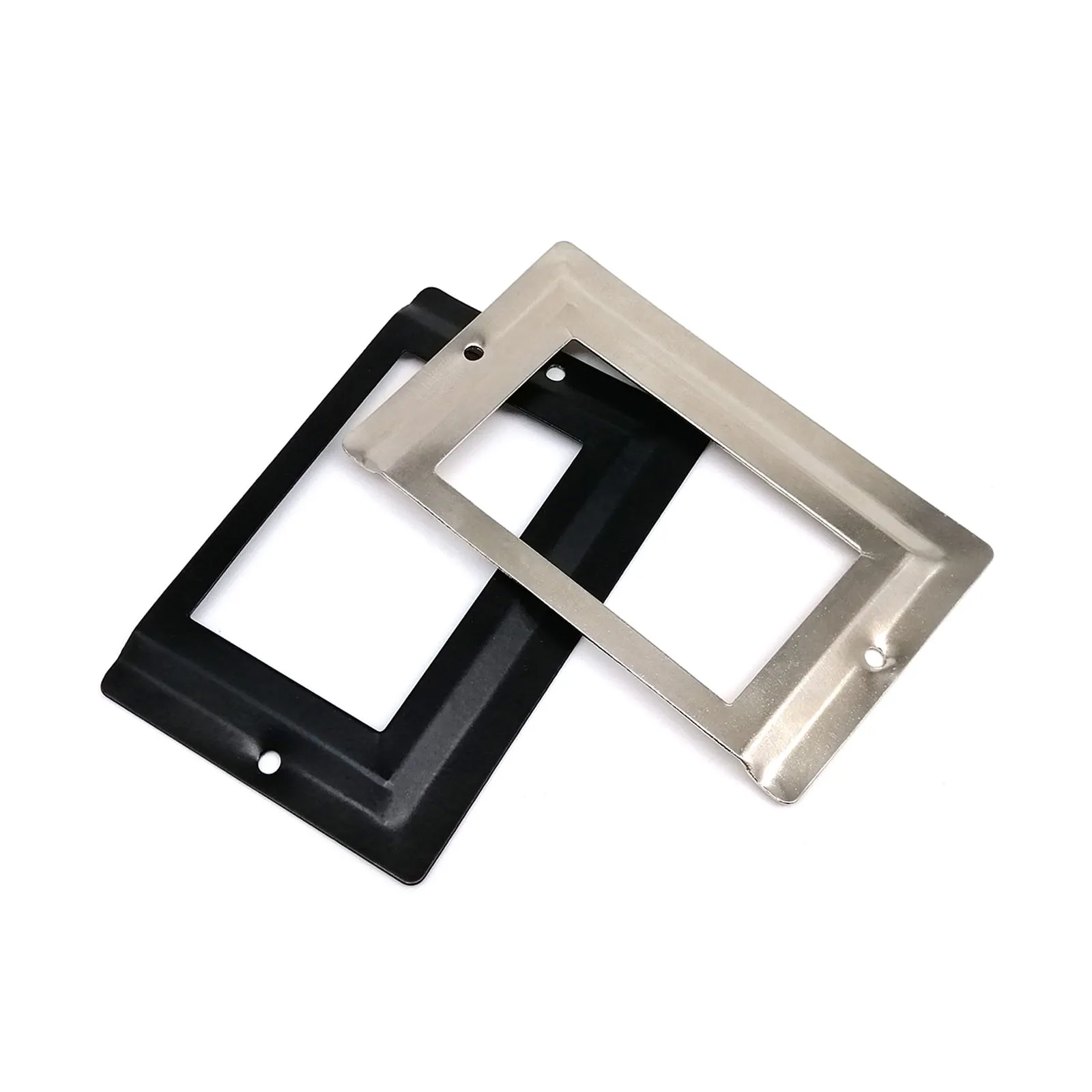 6pcs 52x80mm 대형 철 레이블 당겨 프레임 핸들 파일 이름 카드 홀더 보석 가슴 가구 캐비닛 서랍 나무 상자 케이스