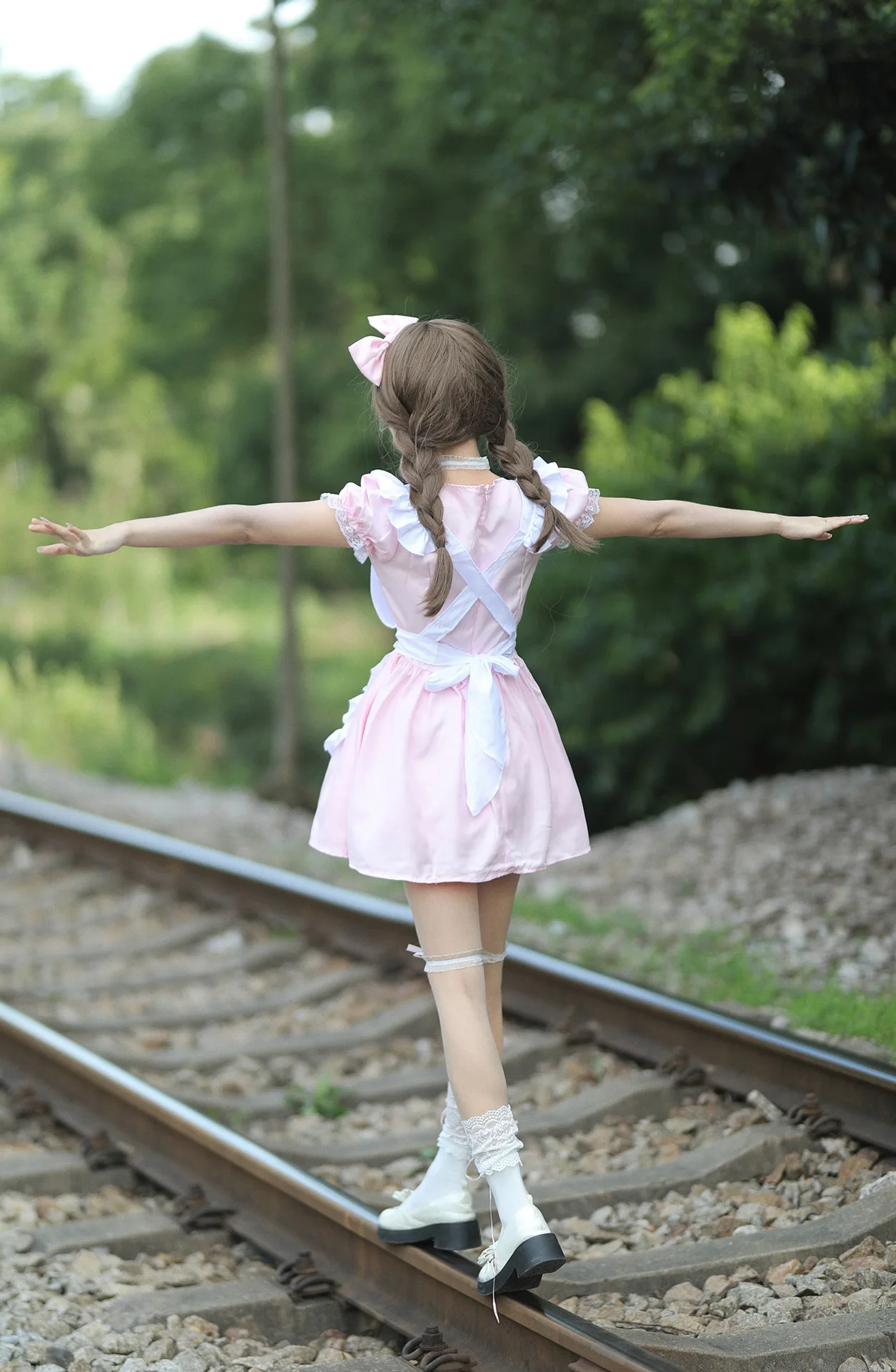 Cat Girl Maid Cosplay Kleid Japan Anime Lolita Coffee Waitress Halloween Outfit 14