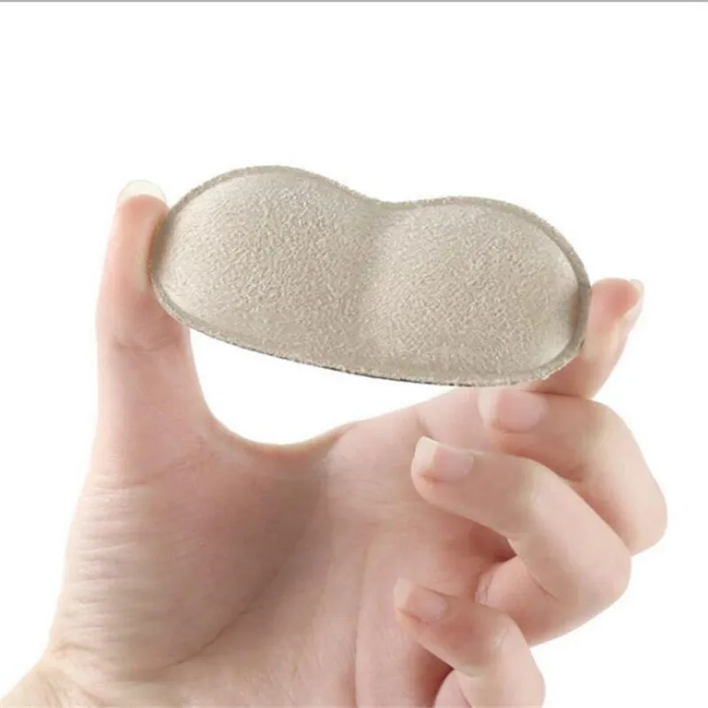 Thickened Suede Shoe Insert Anti Slip Cushion Pads Protector Heels Rubbing Half yard Heel Shoes Insole Grips Unisex 2pcs = 1pair