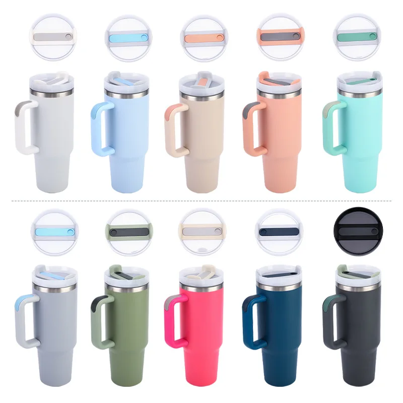 40oz Coffee Mug Beer Thermos Spray Car Cup Ice Bully Cup 32oz 304 Stainless  Steel Thermos Cup Car Cup Thermos Bottle Coffee Mug - AliExpress