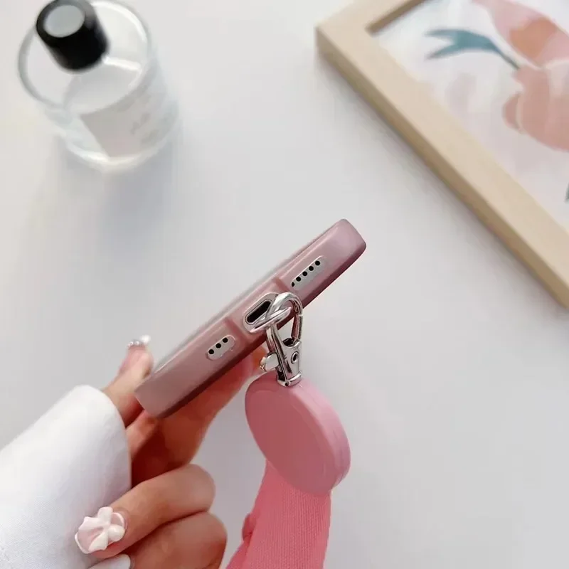 Long Crossbody Phone Lanyard Adjustable Neck Strap Wide Cloth Neckband Strap Rope Hanging Anti-Lost Phone Lanyard