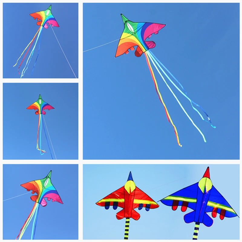 O envio gratuito de 300cm azul diamante pipa voando grande pipa macia ao ar  livre jogar 3d pipa windsocks caminhada no céu kites barra controle adultos  - AliExpress