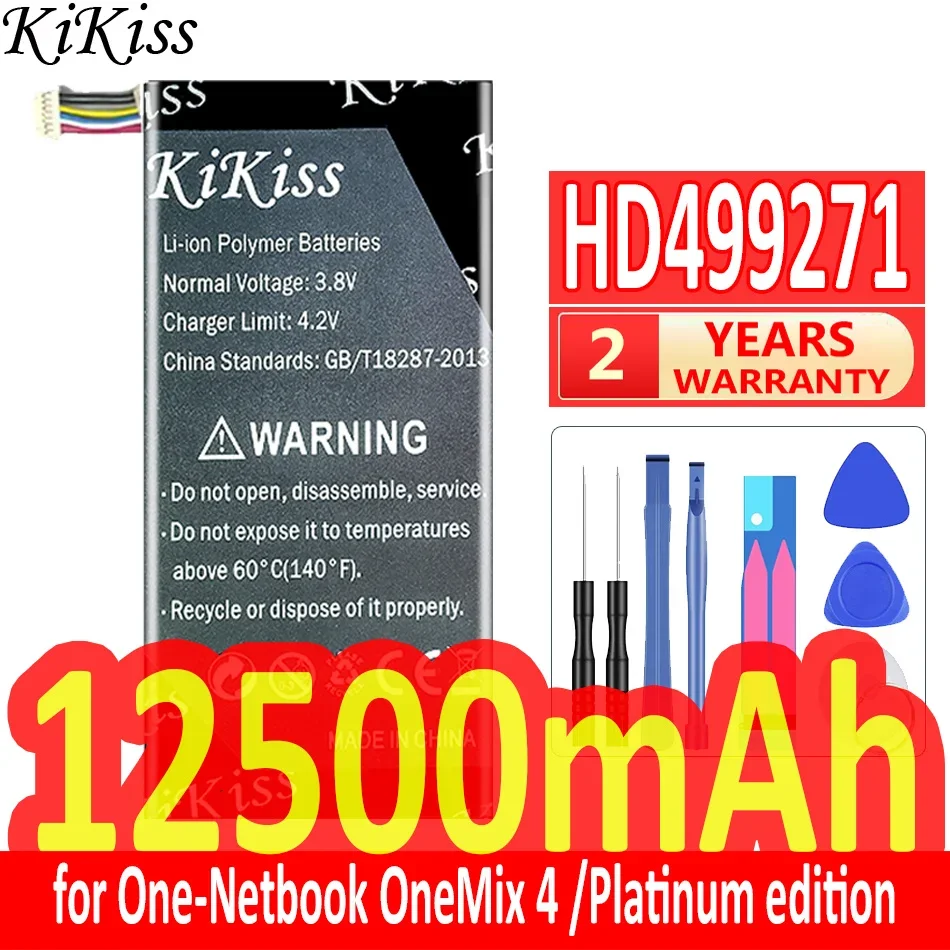 12500Mah Kikiss Potente Batteria Hd499271 (4 °) Per One-Netbook Onemix 4 Onemix4 One Mix 4/Platinum Edition