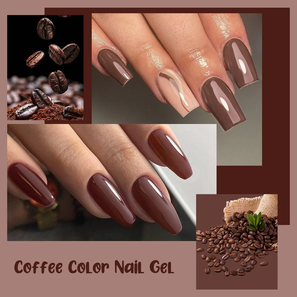 【新品未使用】 conatsu nail polish  新色3色セット 3Pcs/Set Coffee Color Gel Nail Polish Autumn Winter Series