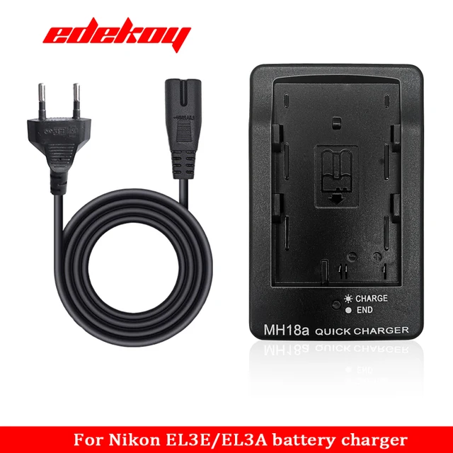 Battery Charger Nikon Car/Home Charger For EN-EL3E Rechargeable