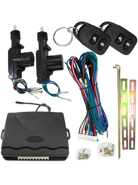 Sistema Allarme Auto Con Chiusura Centralizzata Senza Chiave - 2 Telecomandi A 3 Pulsanti, Universale - Foto 2