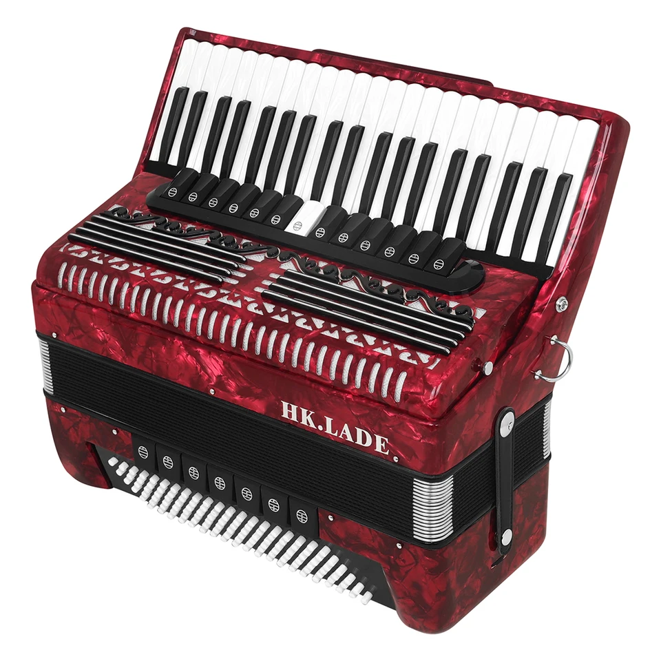 HK · LADE AH-130 Red Accordion 41 Key 120 Bass 13Keyboard Voice
