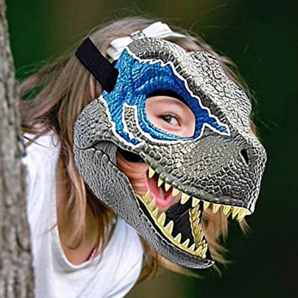 Máscara de dinosaurio 3D, accesorios de juego de rol, sombrero de  rendimiento, dinosaurio Raptor, Festival de dinosaurios, regalos de  carnaval, máscara de jurassic world 공룡크 크| | - AliExpress