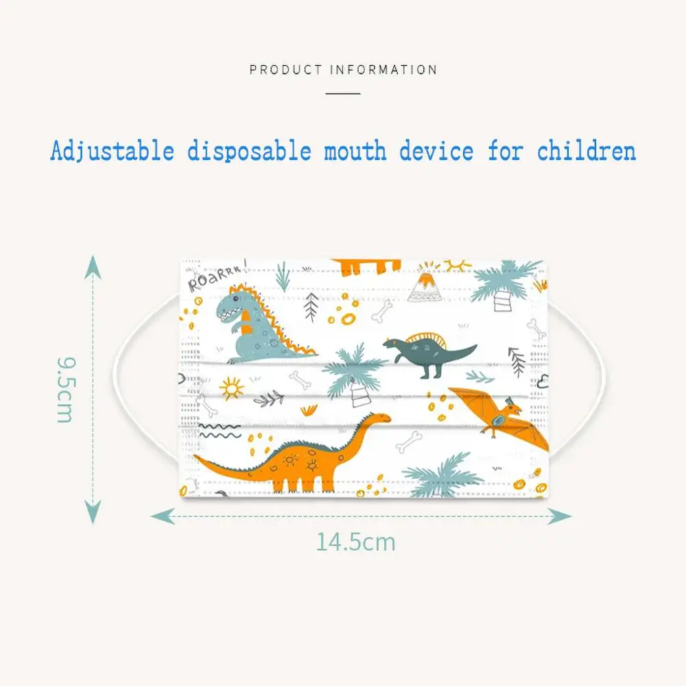 Cartoon Kids Disposable Protective Mask 3 Layer Non-woven Filter Children's Face Mouth Mask Mascarillas Quirurgicas Homologadas face mask