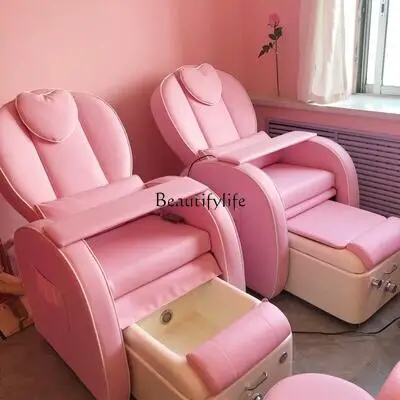 Electric Manicure Couch Reclining Beauty Experience Single Eyelash Pedicure Massage Couch