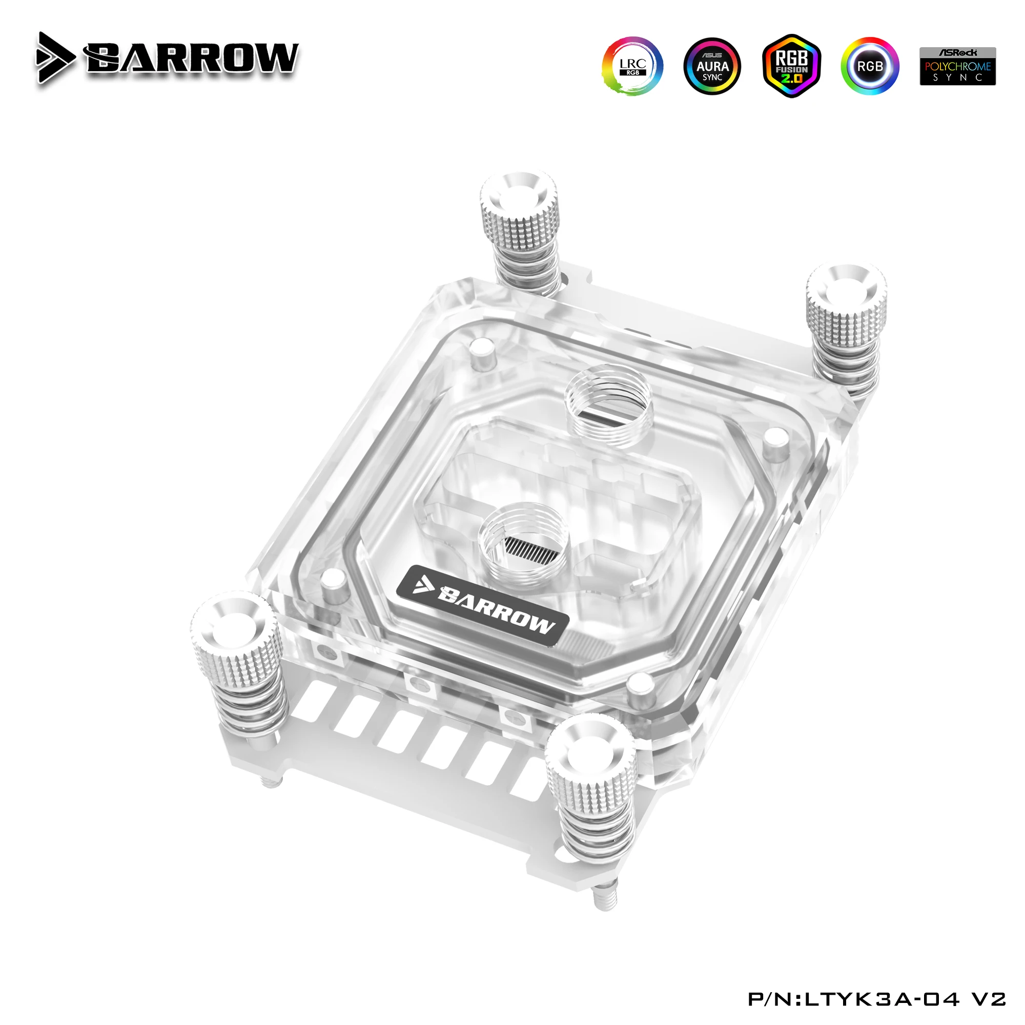 Barrowch AMD 水枕 pcパーツ ライゼン用 Barrowch AMD CPU water block integrated pump and reservoir