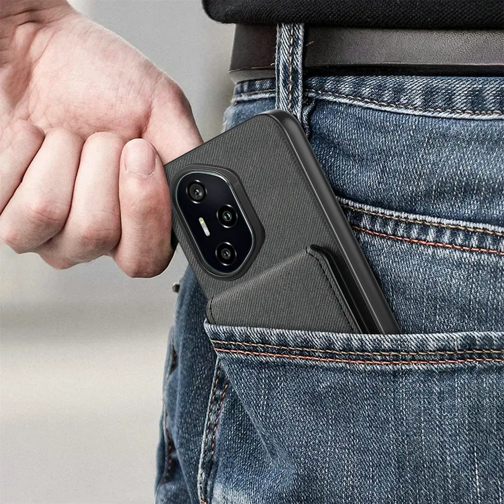 Luxury Leather RFID Card Case & Back Cover