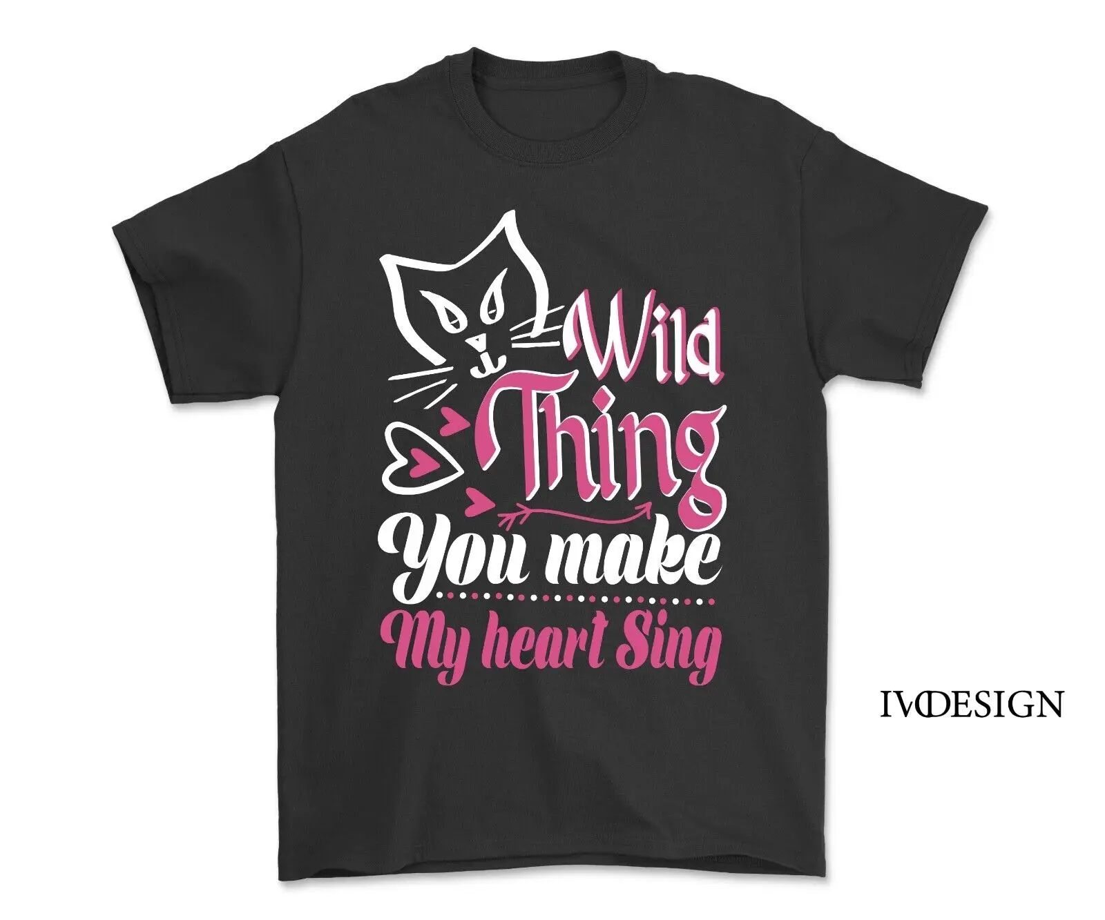 Wild Thing You Make My Heart Sing Maglietta Di San Valentino Love For Her Maniche Lunghe O Corte