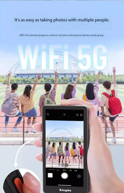 King Ma 5インチ iPhone自撮りモニター VL-PH05 Max KingMa King Ma PH05-MAX 5 inch Phone Vlog Selfie Monitor