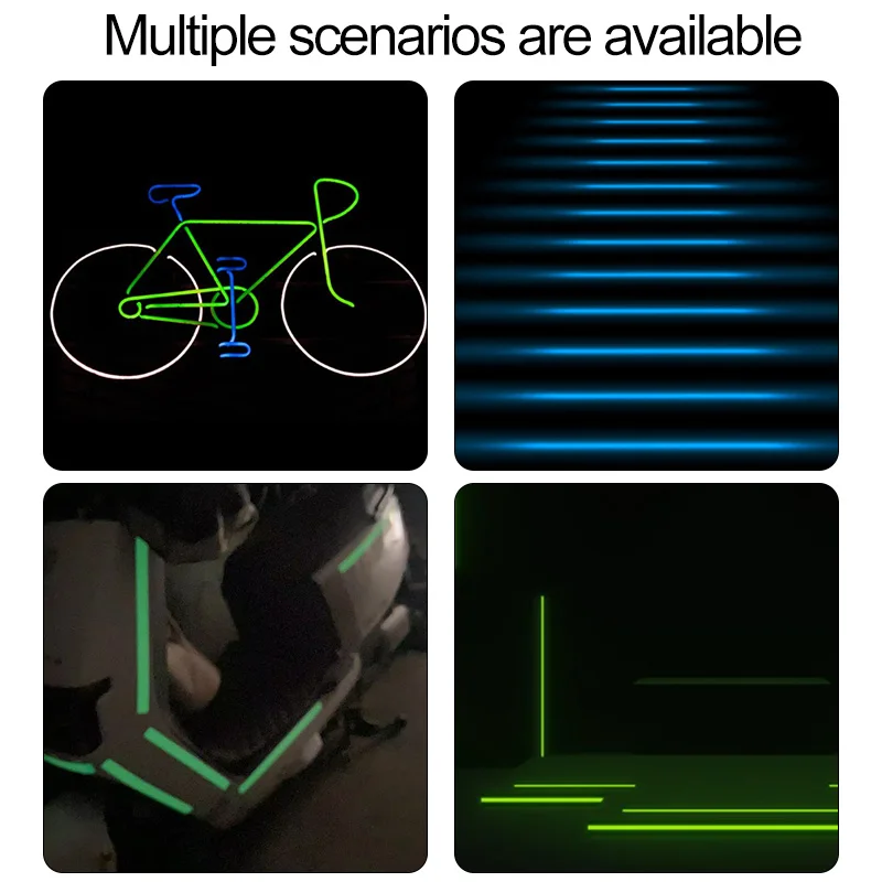 Colorful Luminous Tape Multi-purpose Stage Staircase DIY Manual Decoration Warning Fluorescent Adhesive