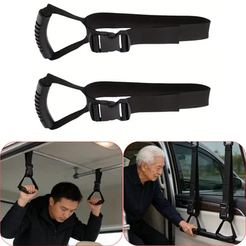 Maniglia di supporto regolabile per auto, per la sicurezza e la mobilità di anziani e disabili, con impugnatura in nylon, per assistenza veicolare