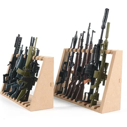 Mini pistolet de Sniper en plastique pour enfants, Kit de modèle à assembler, modèle d'armes Diorama, bricolage, PC, briques de construction, jouets, 1/6 