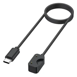 Premium 100CM Type - C Magnetic Charging Cable for Smart Fitness Trackers (Black)