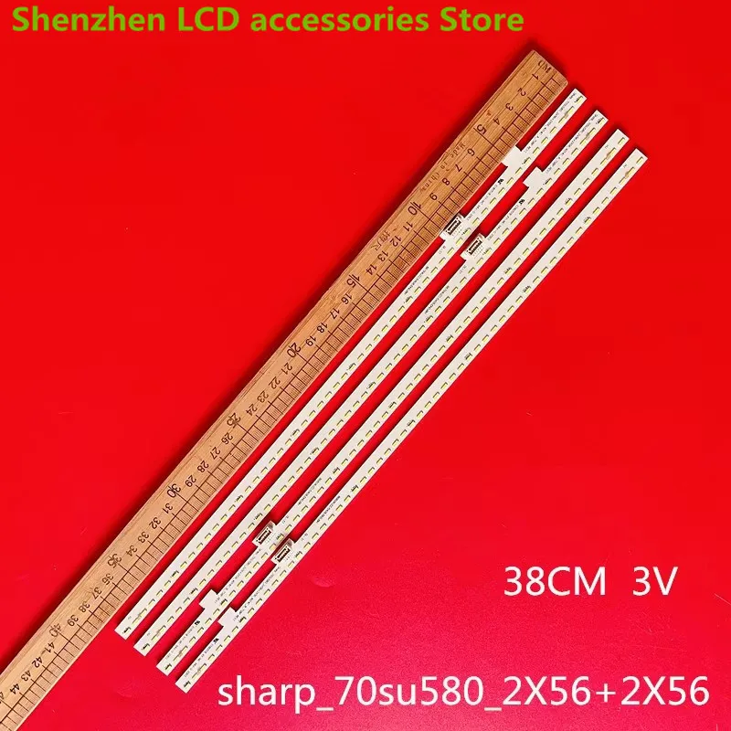 

Для Sharp 4T-C70AMSA C70AMZA светильник strip 70SU580-2X56-2X56-4014 STG700A1656LED 38 см 3 в 100%, Новая Железная подсветка