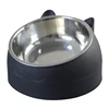 200ml Stainless Steel Cat Bowl Non-slip Base Puppy Cats Food Drink Water Feeder Neck Protection Dish Pet Bowls 5