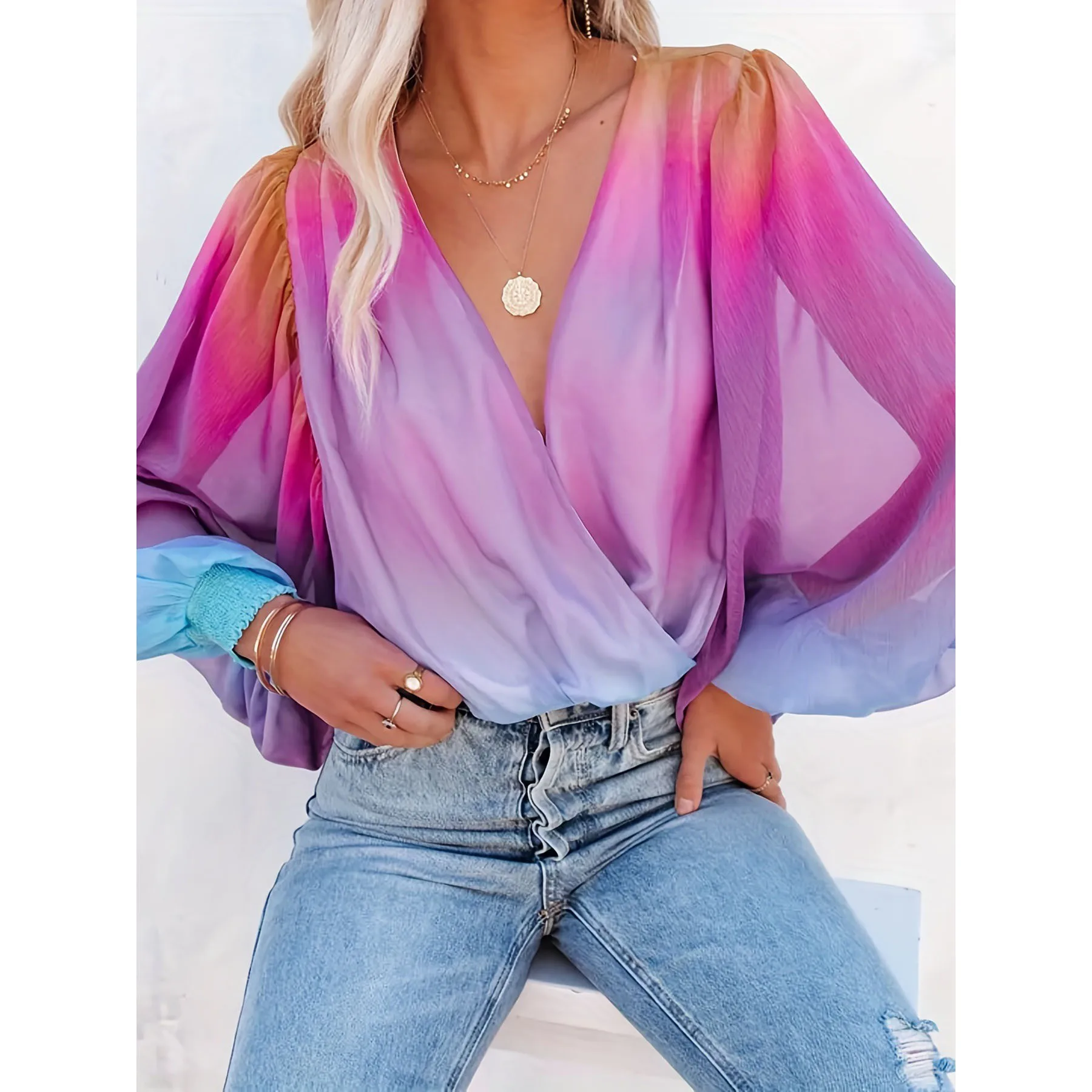 women's-gradient-shirt-chiffon-fashion-sexy-printed-pullover-long-sleeve-shirt-for-women