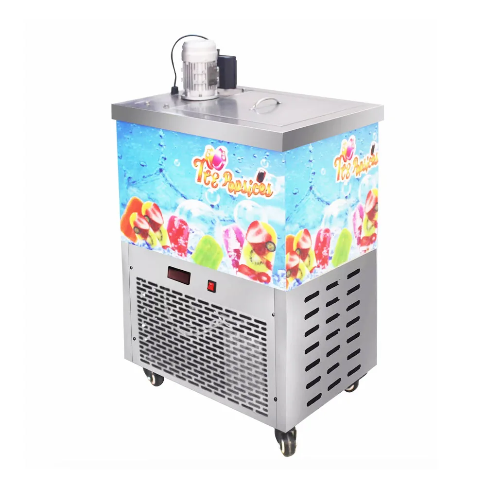 Full Auto Commercial Instant Chocolate Milk Ice Lolly Cream Fruit Kulfi Popsicle Make Maker Machine For Sale