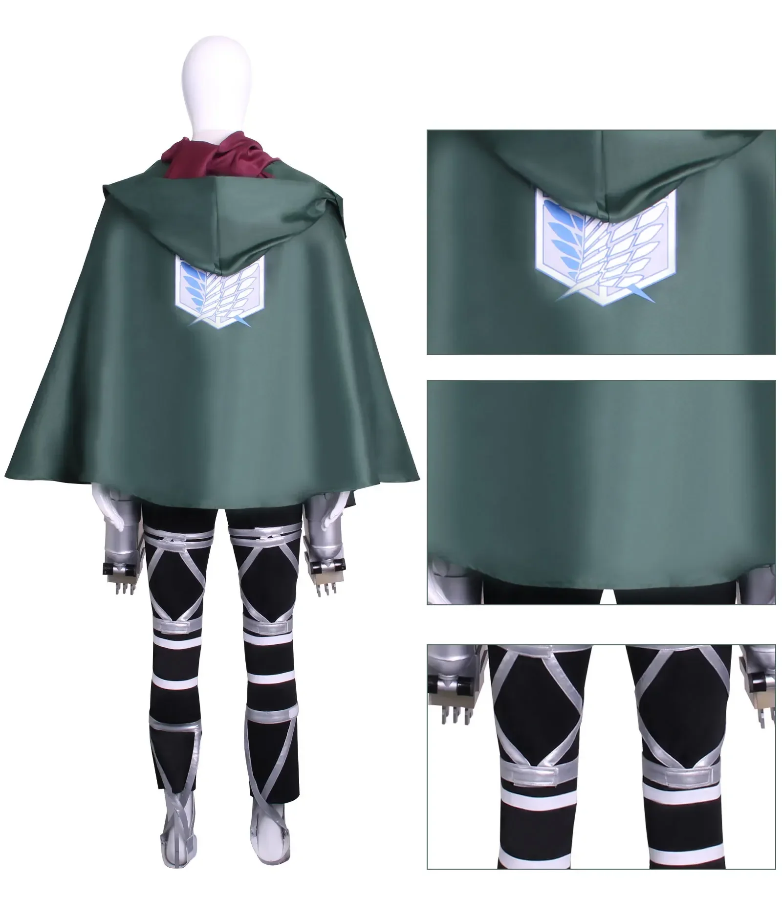 Attack on Titan Survey Corps Cosplay Costume Harness Armor