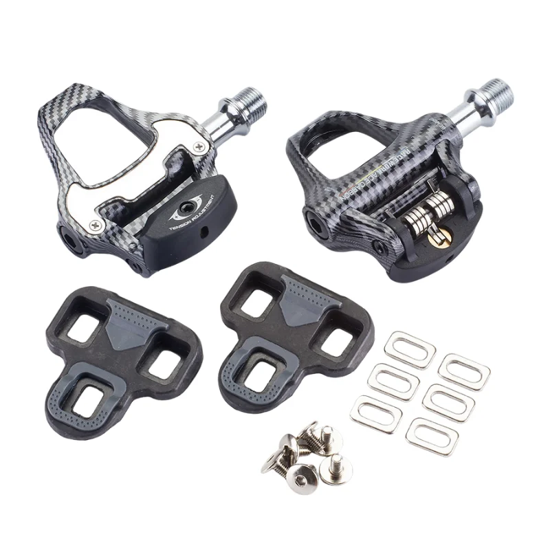 Shimano/lookKeo 자동 잠금 전문 자전거 페달에 적합한 가벼운 탄소 섬유 도로 자전거 페달 고품질