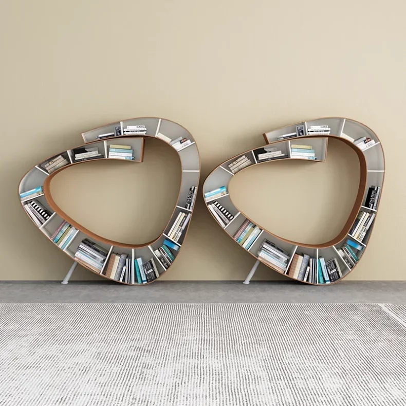 Love Bookshelf, Creative Wall-mounted Office Floor-standing Decorative Display Stand, Home Decoration, Creative Stool