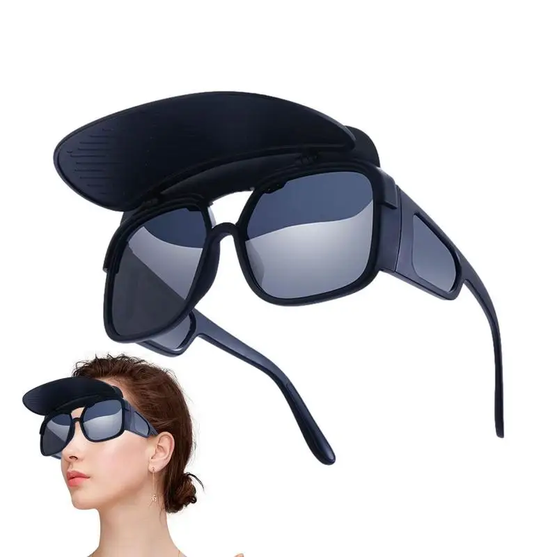 

Sunvisor Glasses Sunvisor Sunglasses With Sunvisor Attached Funny Detachable Comfortable Glasses With Sunvisor For Hiking