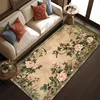European Style Flower Pattern CARPET FOR LIVE ROOM 200x400cm Large Size Floor Mats Washable Non-slip Flannel Rugs Customizable 1