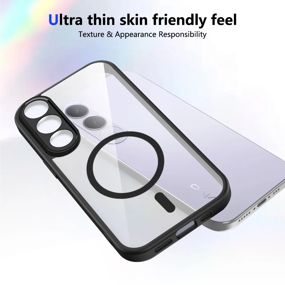 Premium Magnetic Armor Phone Case – Luxury Protective Back Cover