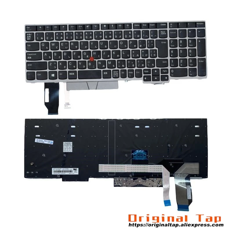 JP Japanese Keyboard for Lenovo Thinkpad E595 E580 E585 E590 T590