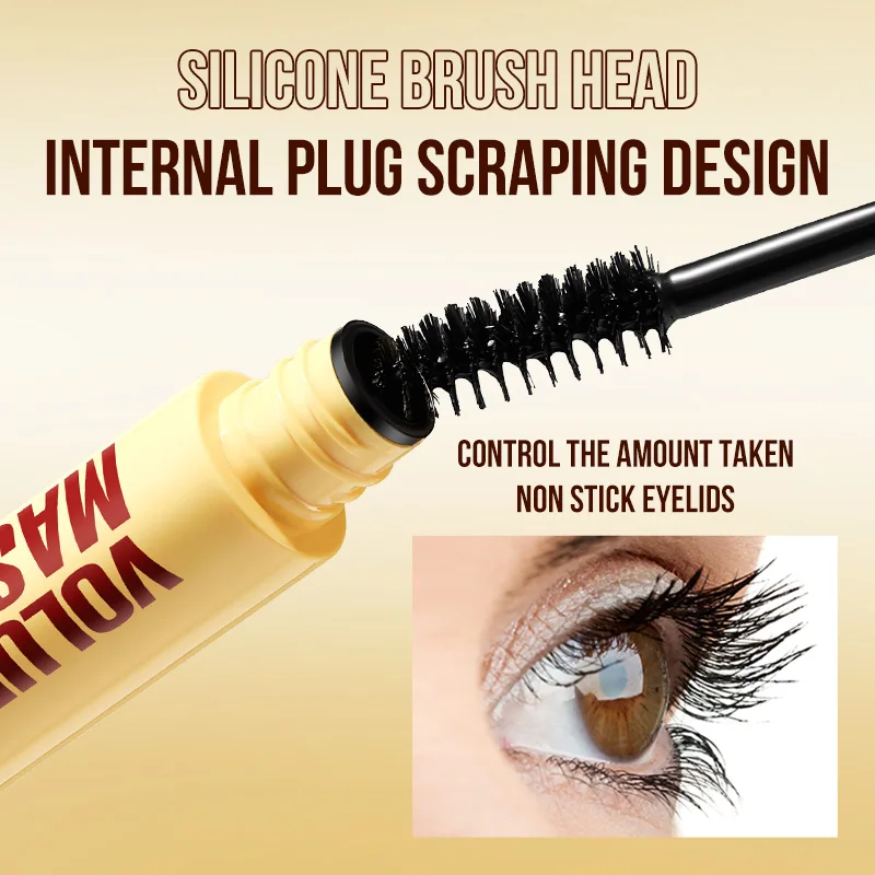 Life Girls Slim Volume Mascara Waterproof Long-lasting Mascara Curls Up With One Brush Eyes Makeup_voghion.com