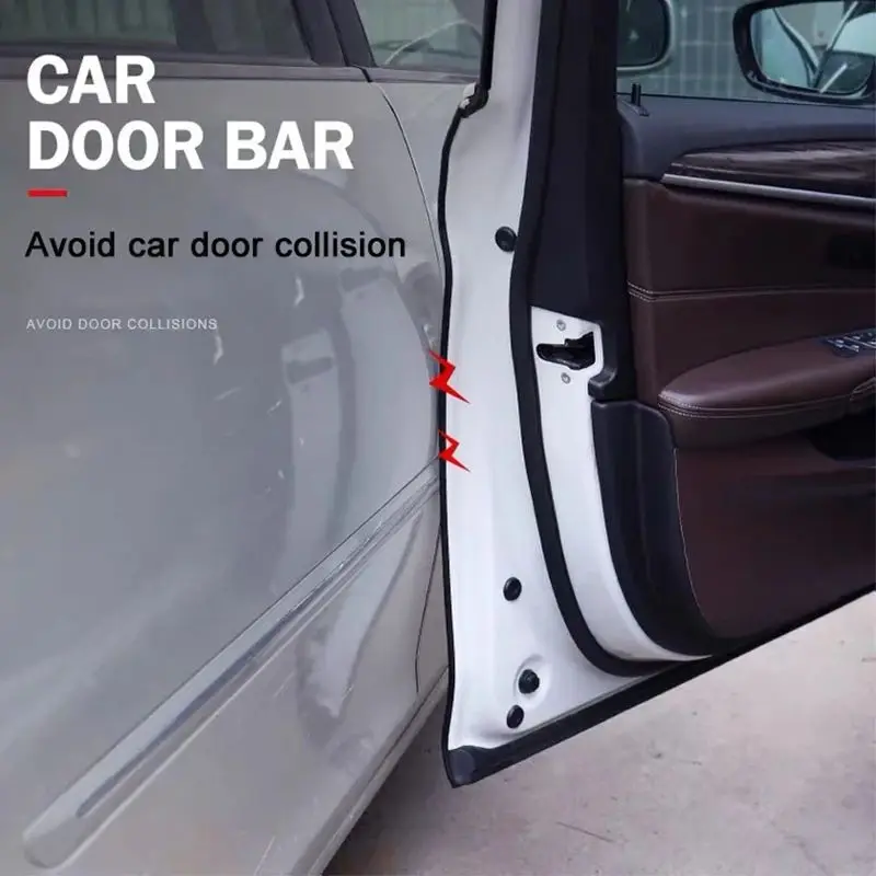 5M Car Door Edge Protector Universal Auto Door Guard Protective Strips Anti Collision With Steel U Shape Edge Rubber Seal