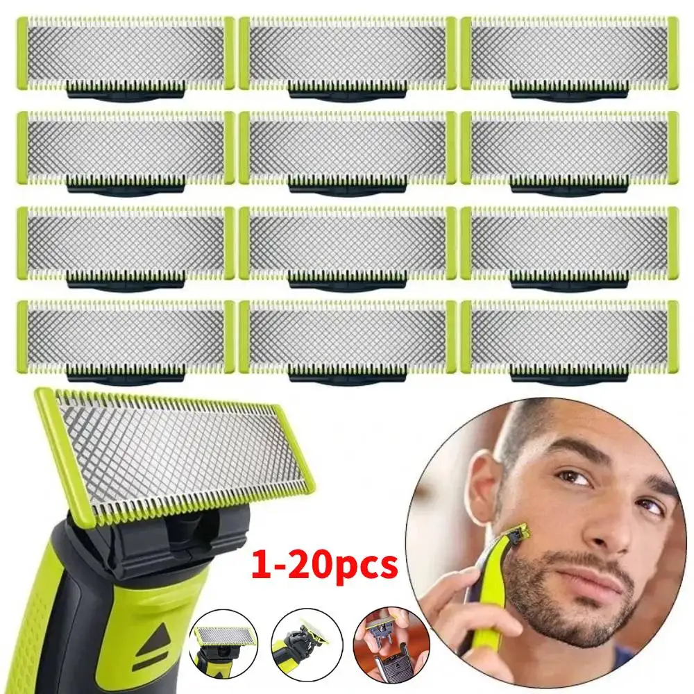 Razor Blades 1-20PCS Shaver Replacement for Philips OneBlade