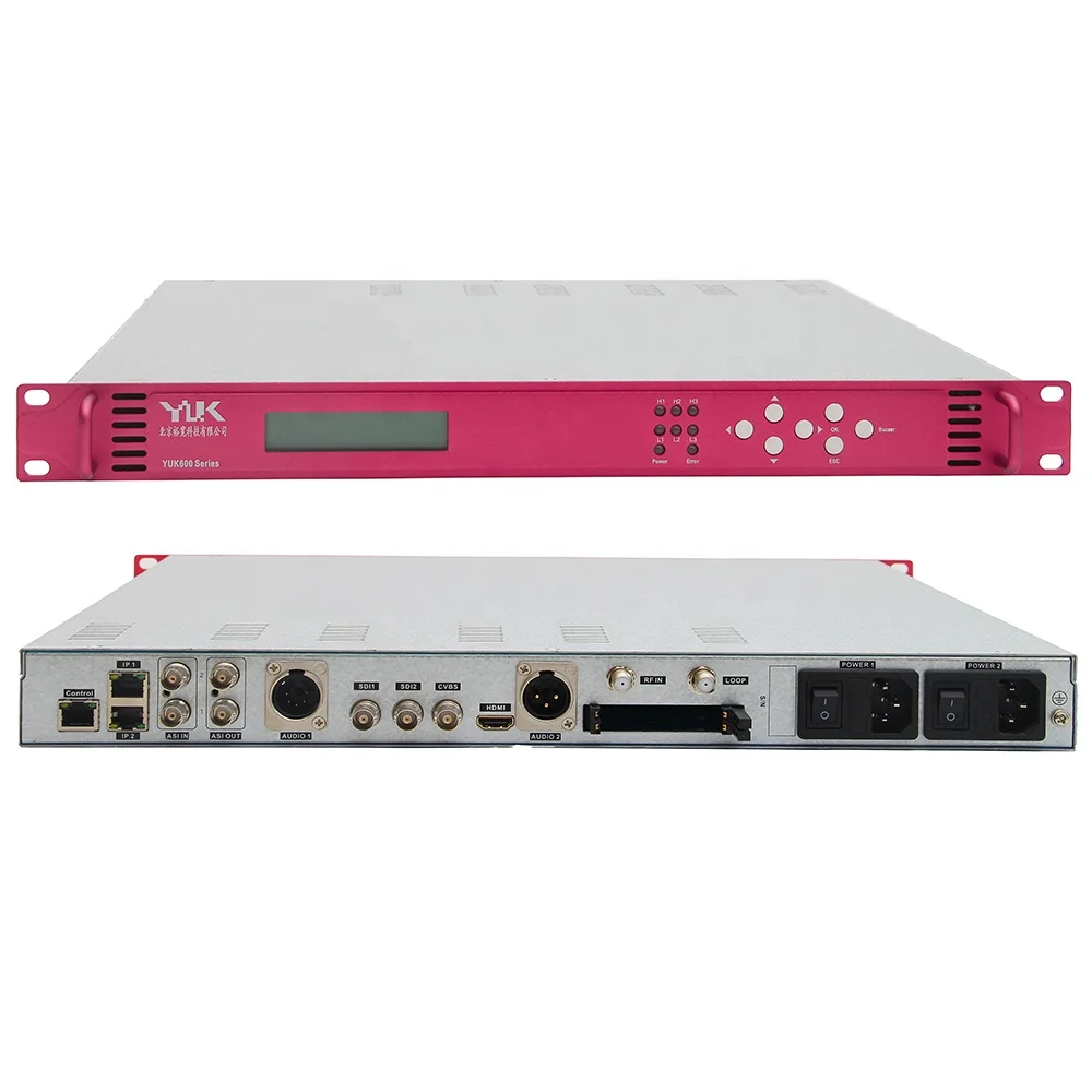 

Satellite Cable TV Equipment DVB S2 IRD Decoder DVB T2 H265 Satellite TV Receiver