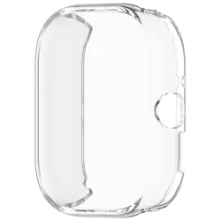 Flexible TPU Smartwatch Case and Screen Protector - Soft Protective Shell for Redmi Watch 4 (Transparent)