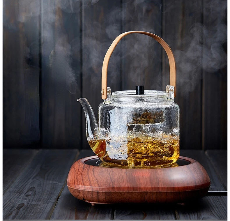 Glass Teapot Beam Kettle Household Electric Pottery Stove Tea Pot Set  Cooking and Steaming Dual Purpose Tea Kettle Tea Infuser - AliExpress