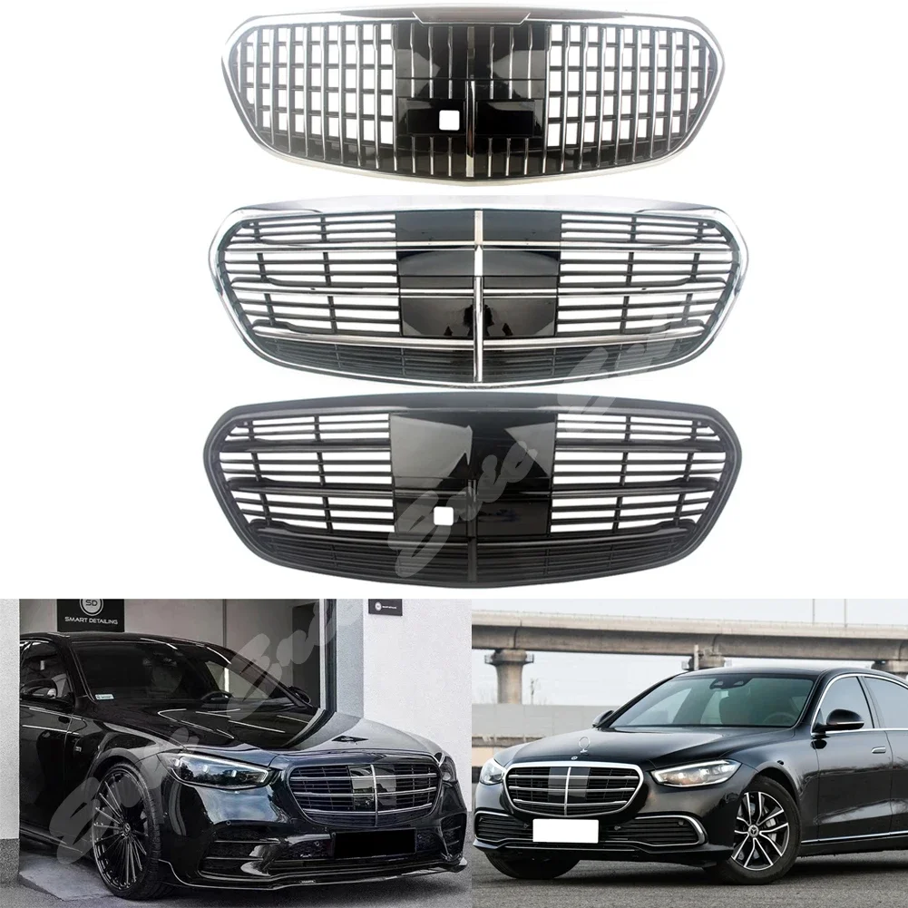 

Front Racing Facelift Grille Upper Radiator For Mercedes-Benz W223 S350 S400 S450 S500 S580 S680 OE 2021+