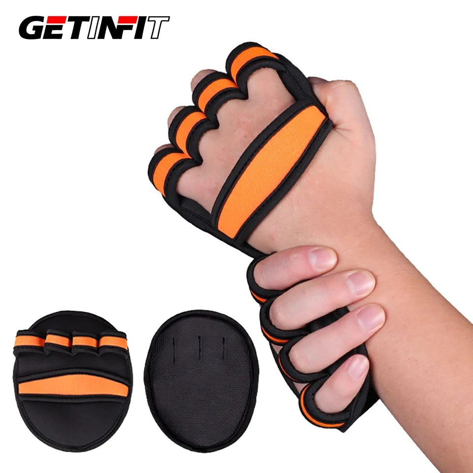 

1Pair Weightlifting Palm Dumbbell Grips Pads Anti Protector Skid Weight Cross Training Gloves Gym Workout Fitness Sports Hand