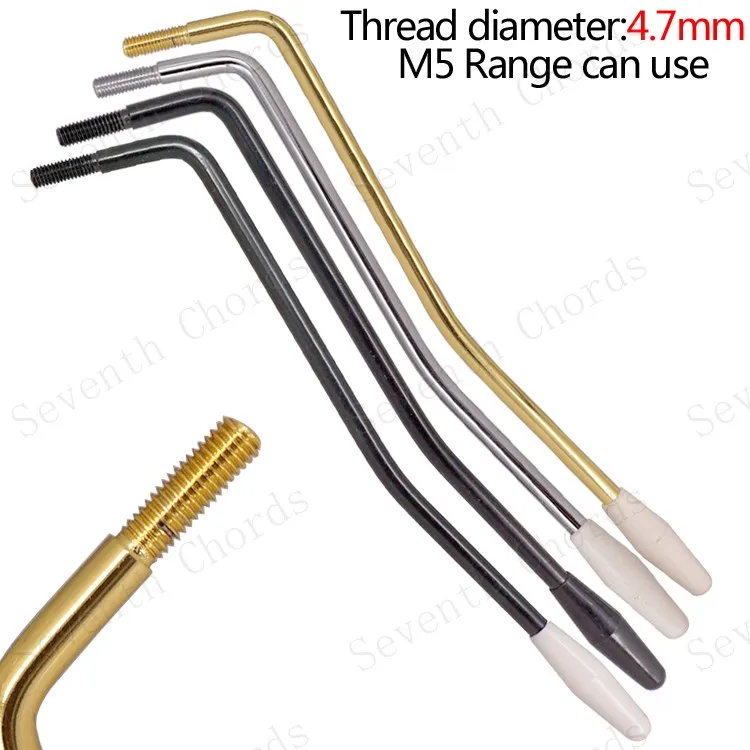 Thread diameter 4.7mm (M5) Screw-in Tremolo Arm Whammy Bar for ST Style Electric Guitar