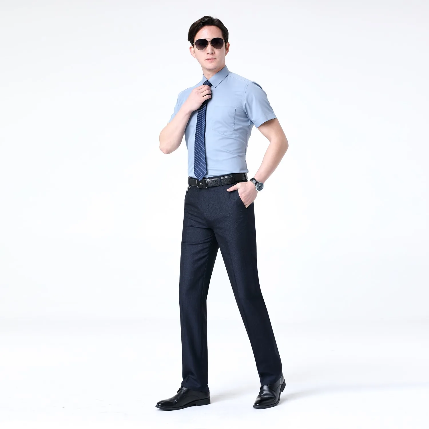 Brand New High-end Men's Wool Pants -Wool Blend Thin Fabric for Summer,Business Formal Dress Pants,Wool Blend Trousers