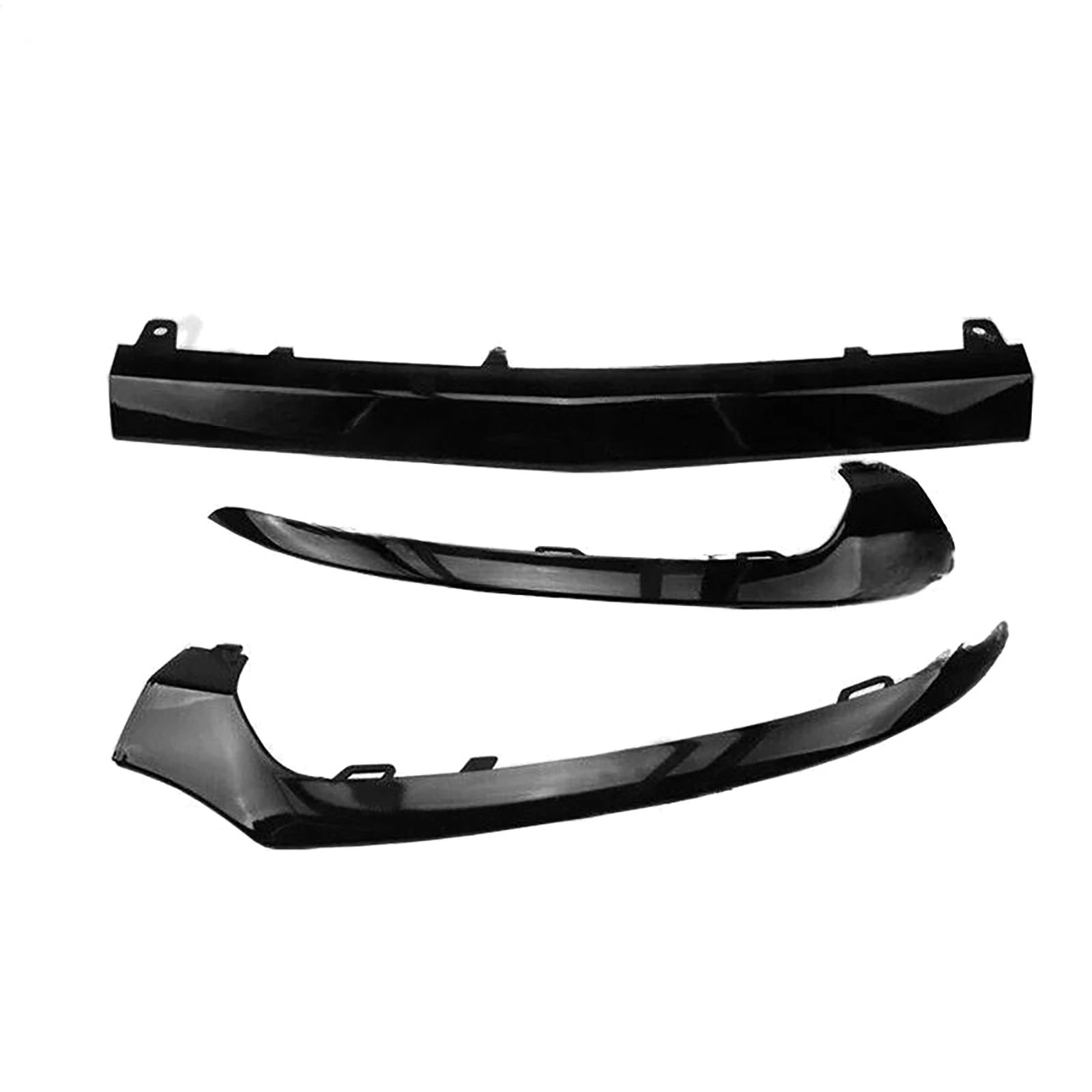 Car Bumper Spoiler Bumper Protector Front Bumper Cover Front Bumper Decoration Car Front Bumper Spoiler Diffuser Protection Guard for Mercedes-Benz C Class W205 2014- C300 C400 C63