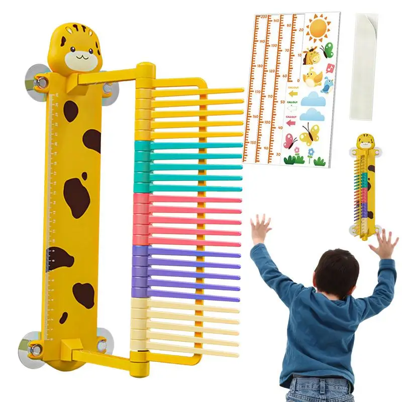 

Вертикальный прибор для измерения прыжков, палочка для испытания на высокий прыжок, тренировочный инструмент, прикосновение и захлопывание, обучающий инструмент для оценки прыжков