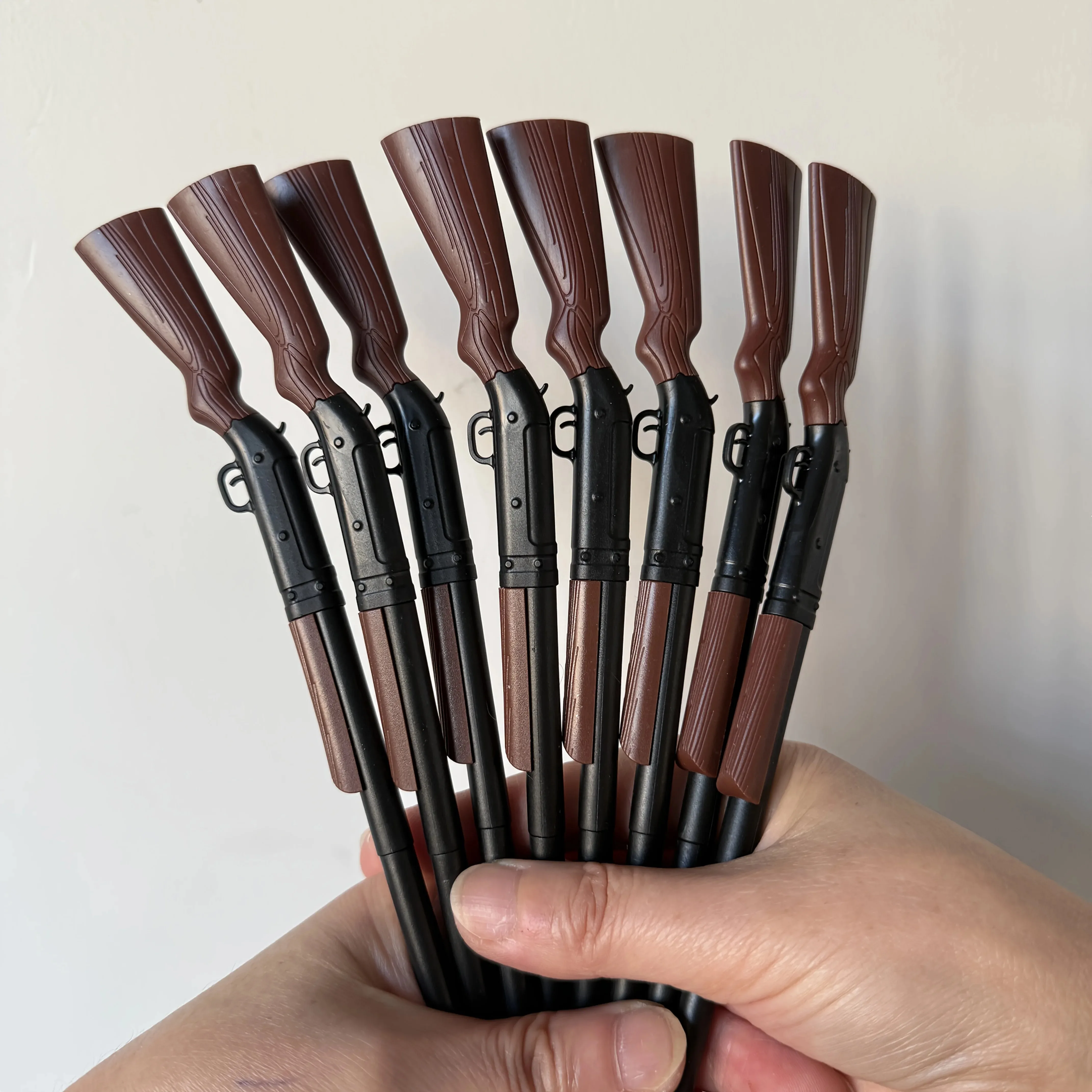 5pcs 독특한 디자인 부드러운 필기용 건펜, 펜건, 필기구, 사무용품, 세련된 펜, 재미있는 문구류, 볼펜