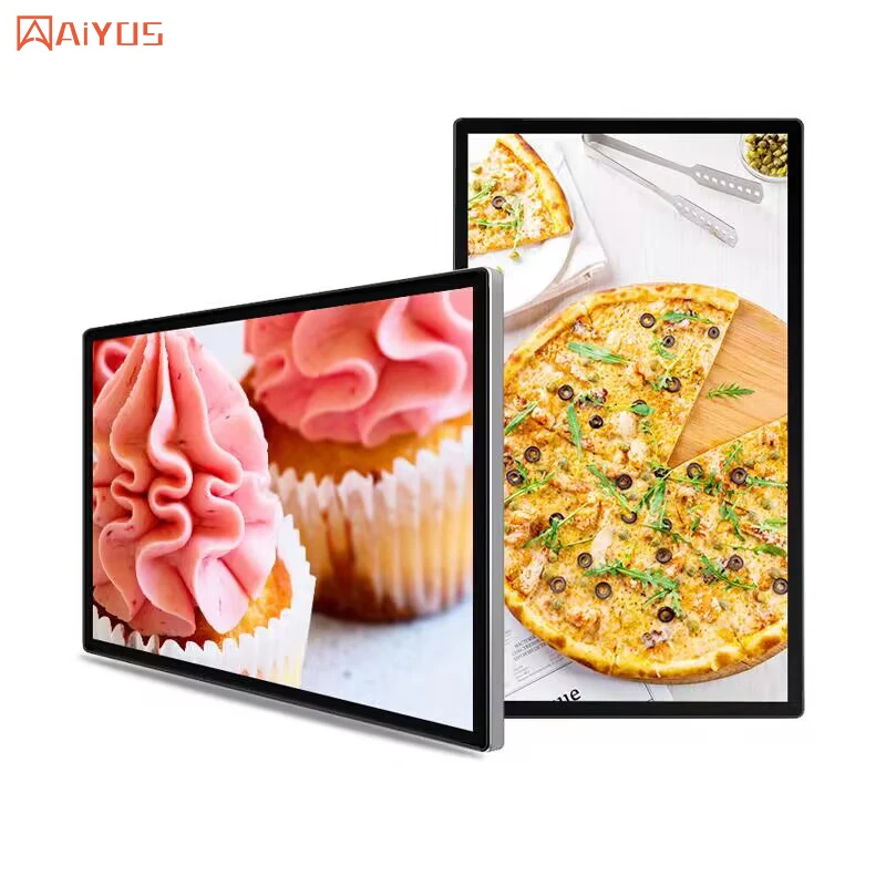 

LCD Ad Media Player Factory 43" 50" 55" 65" WIFI / LAN / 3G / 4G Optional CE/FCC/ROHS 0.4845mm 100-240V 178/178 350/400 Cd/m2