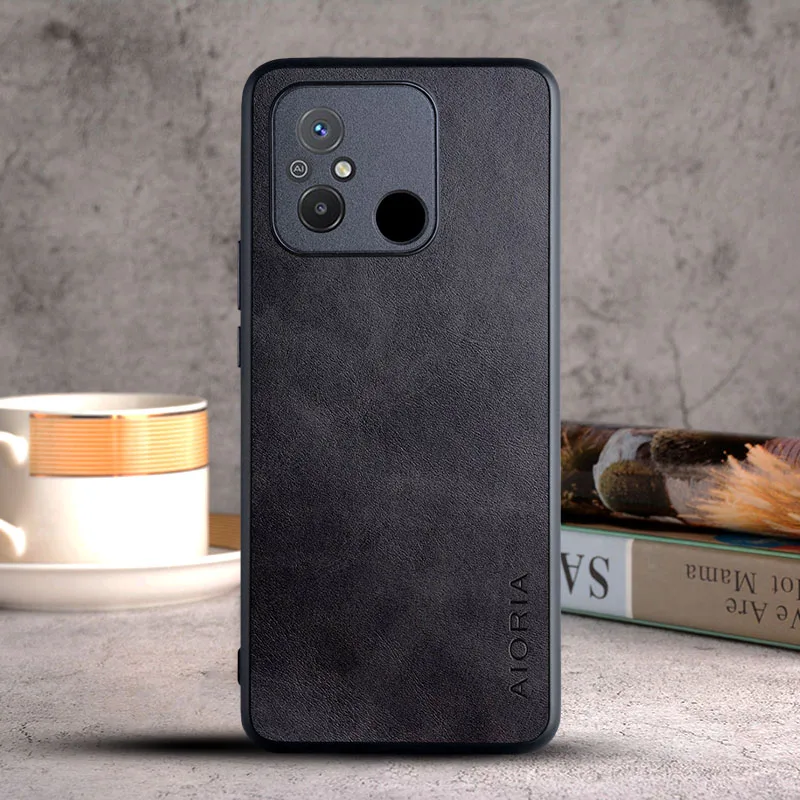 Luxury Vintage Leather Phone Case - Elegant Business Cover