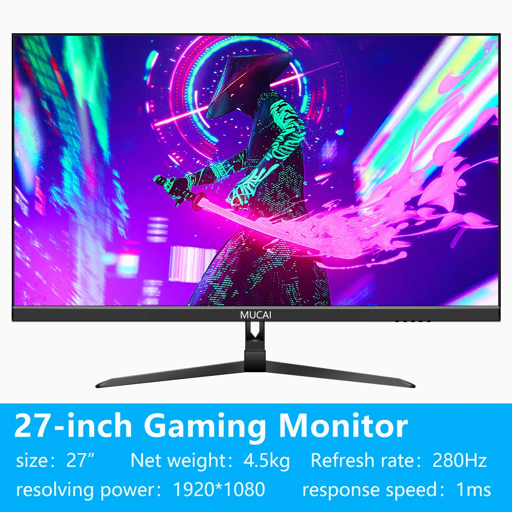 MUCAI 24.5 Inch IPS Monitor 360Hz Gaming Gamer LCD Display HD Desktop PC  Computer Screen Flat Panel 1920*1080 DP/HDMI-compatible - AliExpress