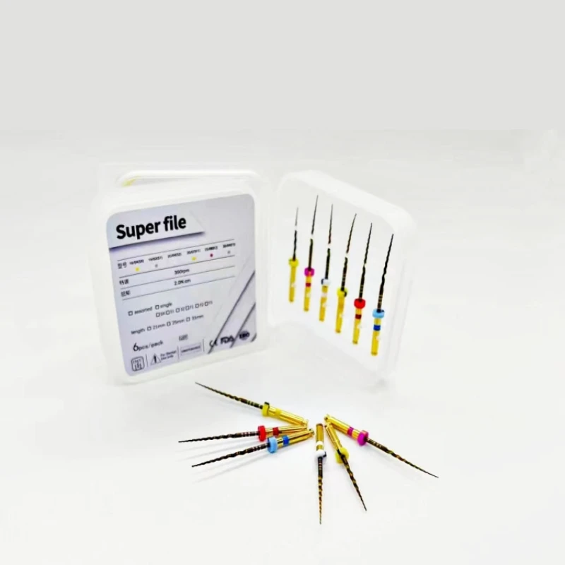 

Good Quality den tal Medical Factory Nickel Titanium Material den tal Rotary Flies